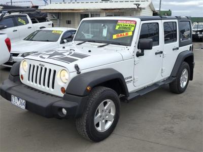 2012 JEEP WRANGLER UNLIMITED SPORT (4x4) 4D SOFTTOP JK MY12 for sale in Ravenhall